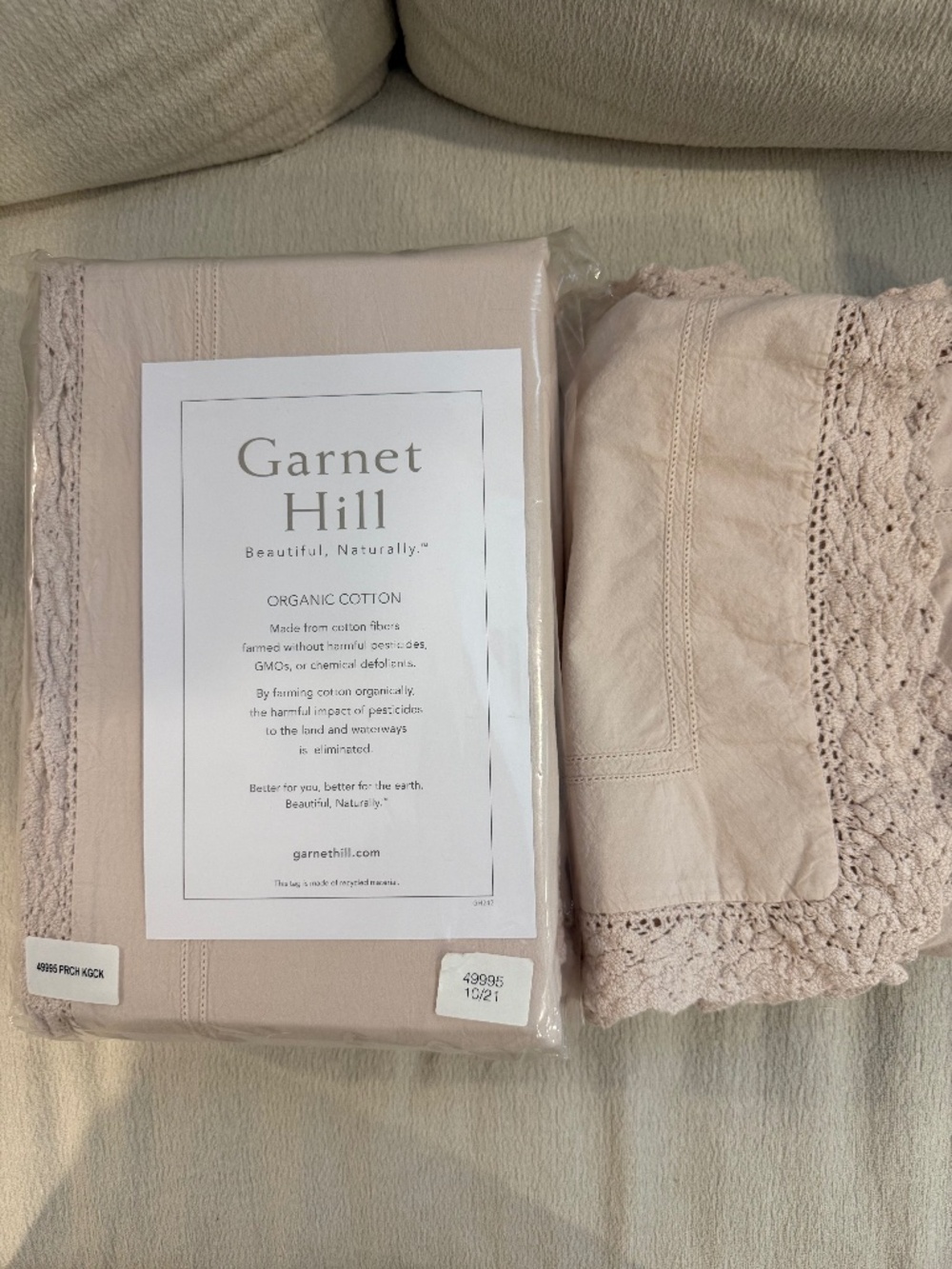 Garnet Hill Organic Cotton Duvet Set
